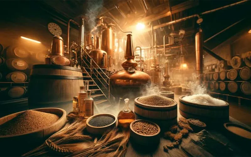 sản xuất whisky