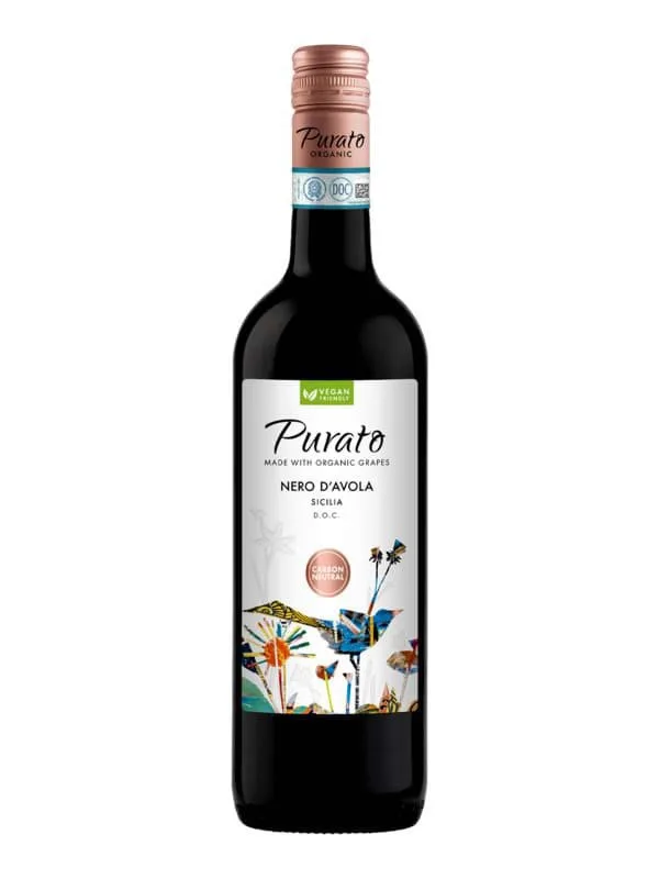Rượu vang Purato Nero d'Avola Organic DOC
