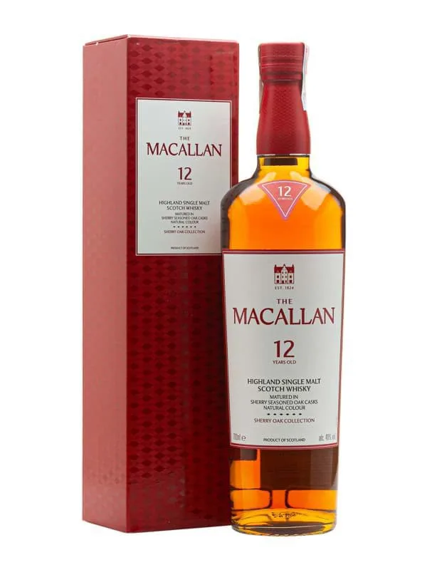 Macallan 12 năm - Sherry Oak (Speyside Single Malt Scotch Whisky)