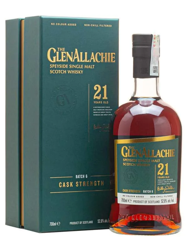 GlenAllachie 21 năm - Cask Strength (Speyside Single Malt Scotch Whisky)