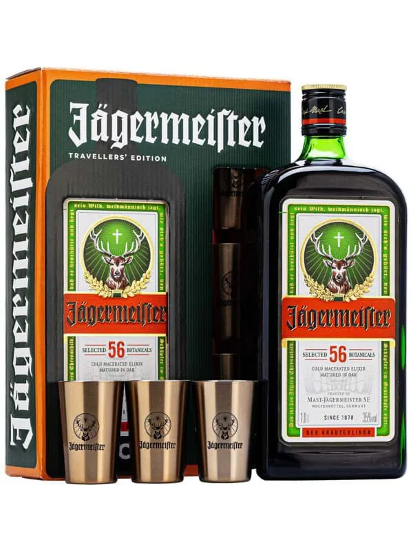 Jagermeister 1L Hộp quà Travellers' Edition