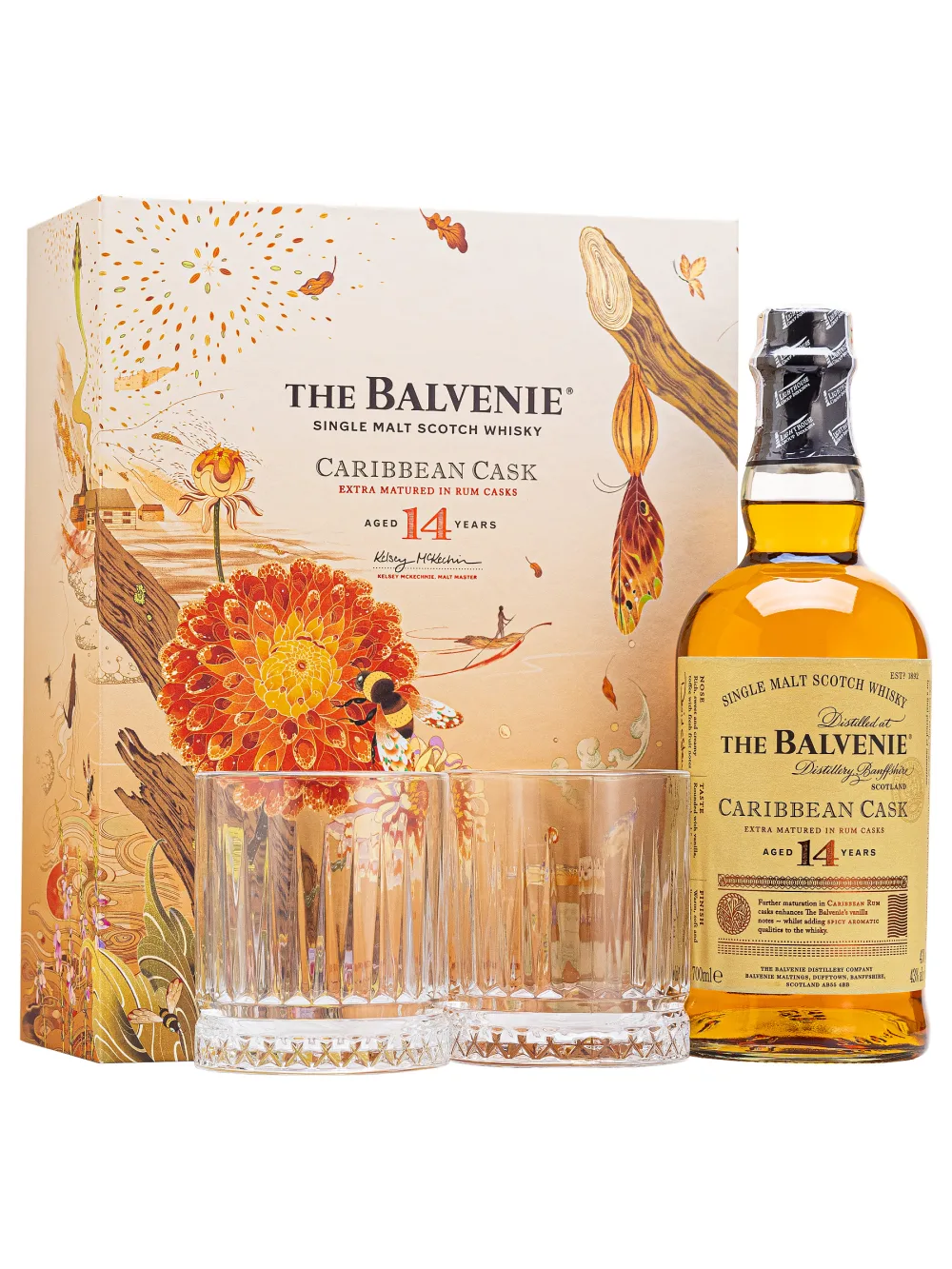 Balvenie 14 năm - Hộp quà Tết 2027 (Tết Đinh Mùi)