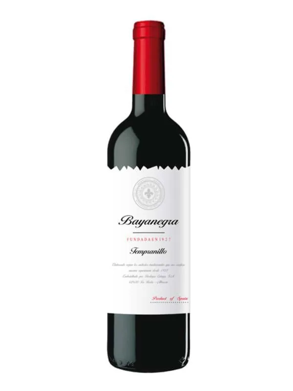 Rượu vang Bayanegra Tempranillo