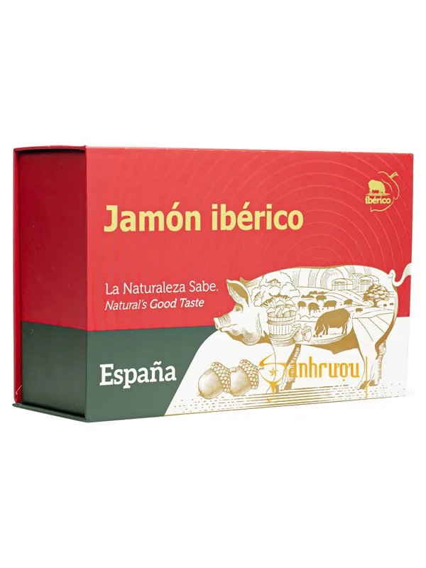 Hộp quà Jamon Iberico 1kg - Heo muối Tây Ban Nha